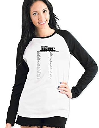 Daytripper Clothing What is Your Penis Name? Funny Womens Ladies Baseball T-Shirt