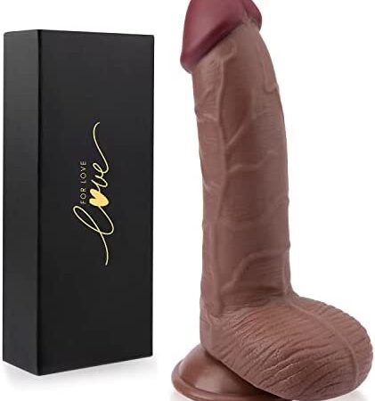 Cuumup 7.5 inch Dildo Sex Toys, Realistic Big Dildos with Suction Cup for Hands-Free Play G-Spot Clitoral Stimulator Anal Dildo Penis Plug Anal Toys Adult Toy Sex Toy Sex Toys4couples Men & Women