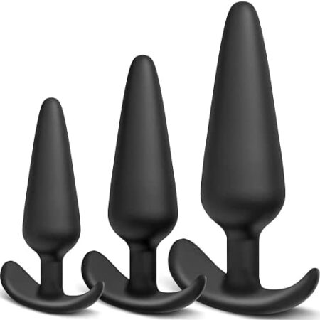 Cuumup Butt Plug Set, Anal Toys Silicone Anal Plug Male Prostate Massager Adult Toys Sex Toys4couples Men & Women Gay Sex Toys for Beginners