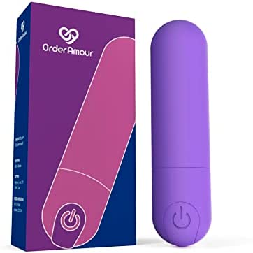 Handheld Mini Bullet Vibrator for Women, Quiet Yet Powerful, Personal Pleasure Waterproof Sex Toy with 10 Vibration Patterns - by Order Amour