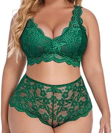 Plus Size 2 Piece Lingerie for Women Strappy Bra and Panty Underwear Sets Toddler Boy Clothes Sets 4t